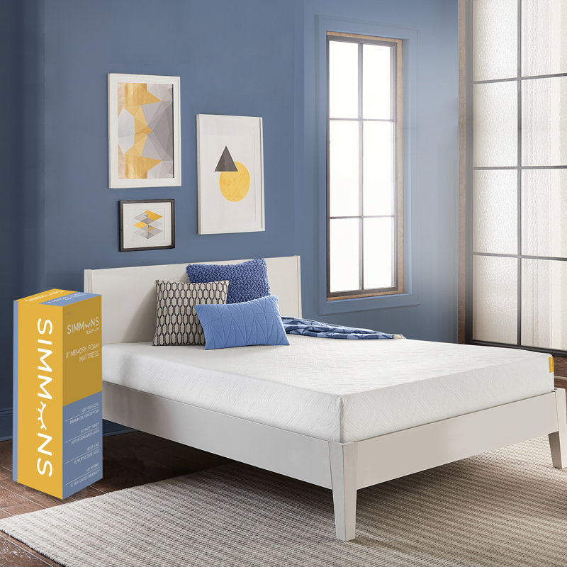 Simmons 8 Firm Gel Memory Foam Mattress Reviews Wayfair