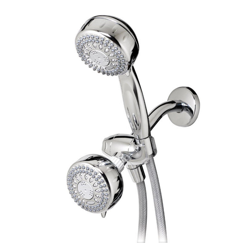 Waterpik Multi Function Dual Shower Head & Reviews | Wayfair