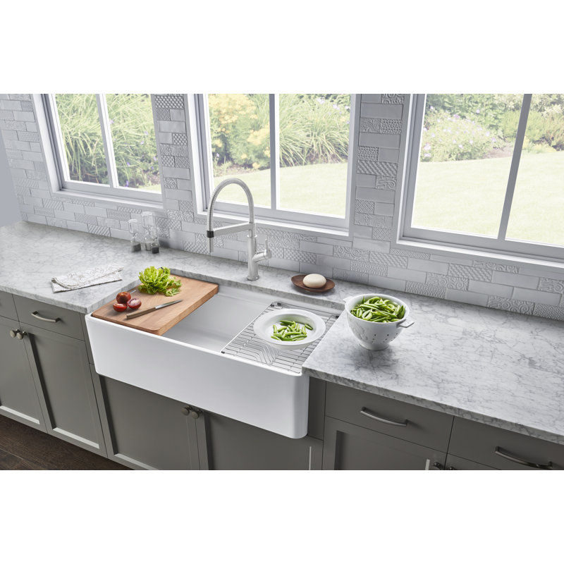 Blanco Profina 36 L X 19 W Farmhouse Apron Kitchen Sink Reviews Wayfair