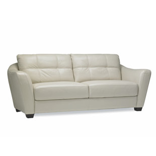 Swink Leather Sofa by Ebern Designs