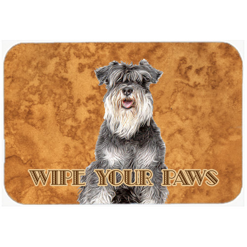 Large Multicolor Hot Pad or Trivet Carolines Treasures BB2820MP Dog House Collection Giant Schnauzer Mouse Pad