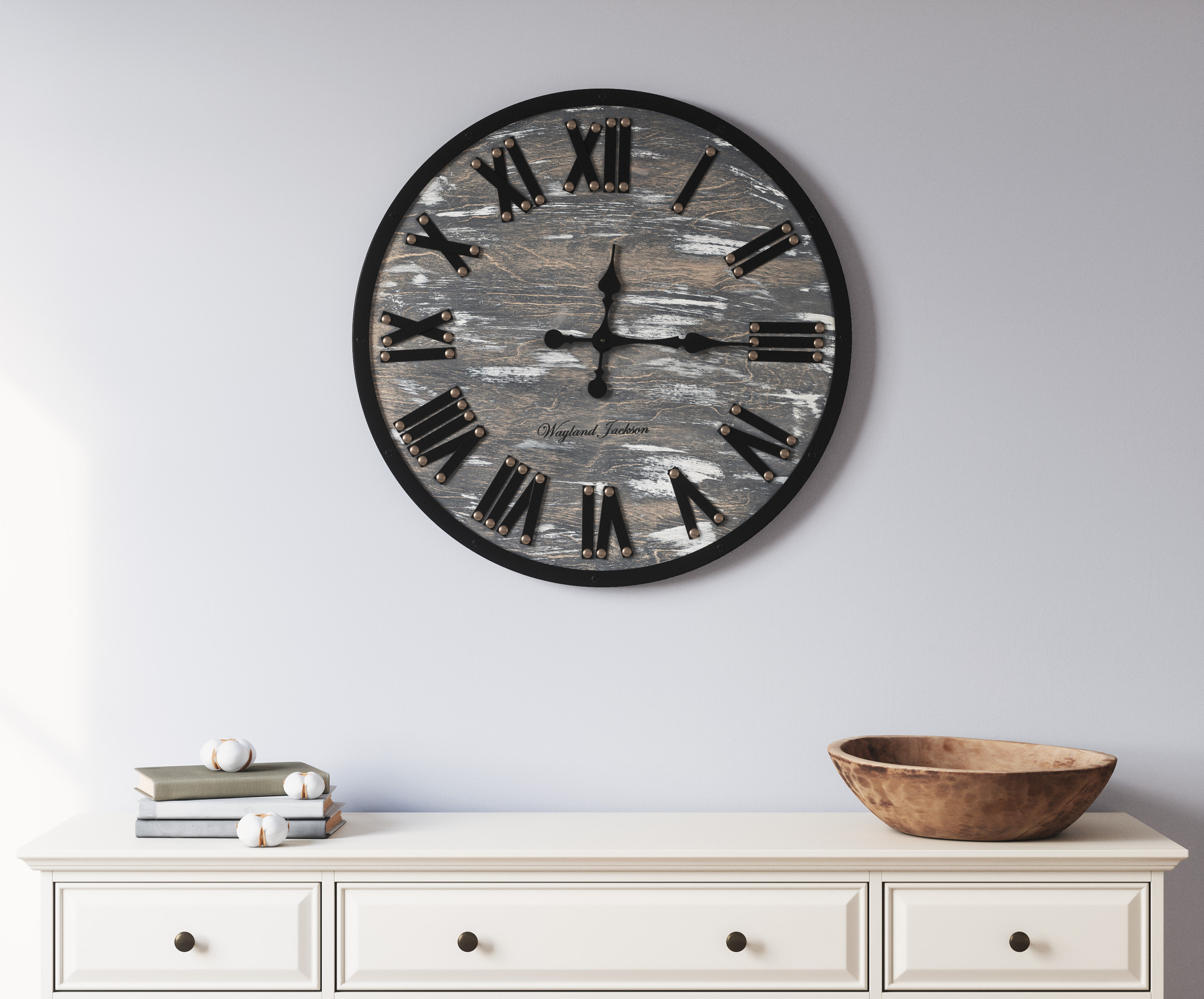 17 Stories Oversized Driffield Wall Clock Reviews Wayfair