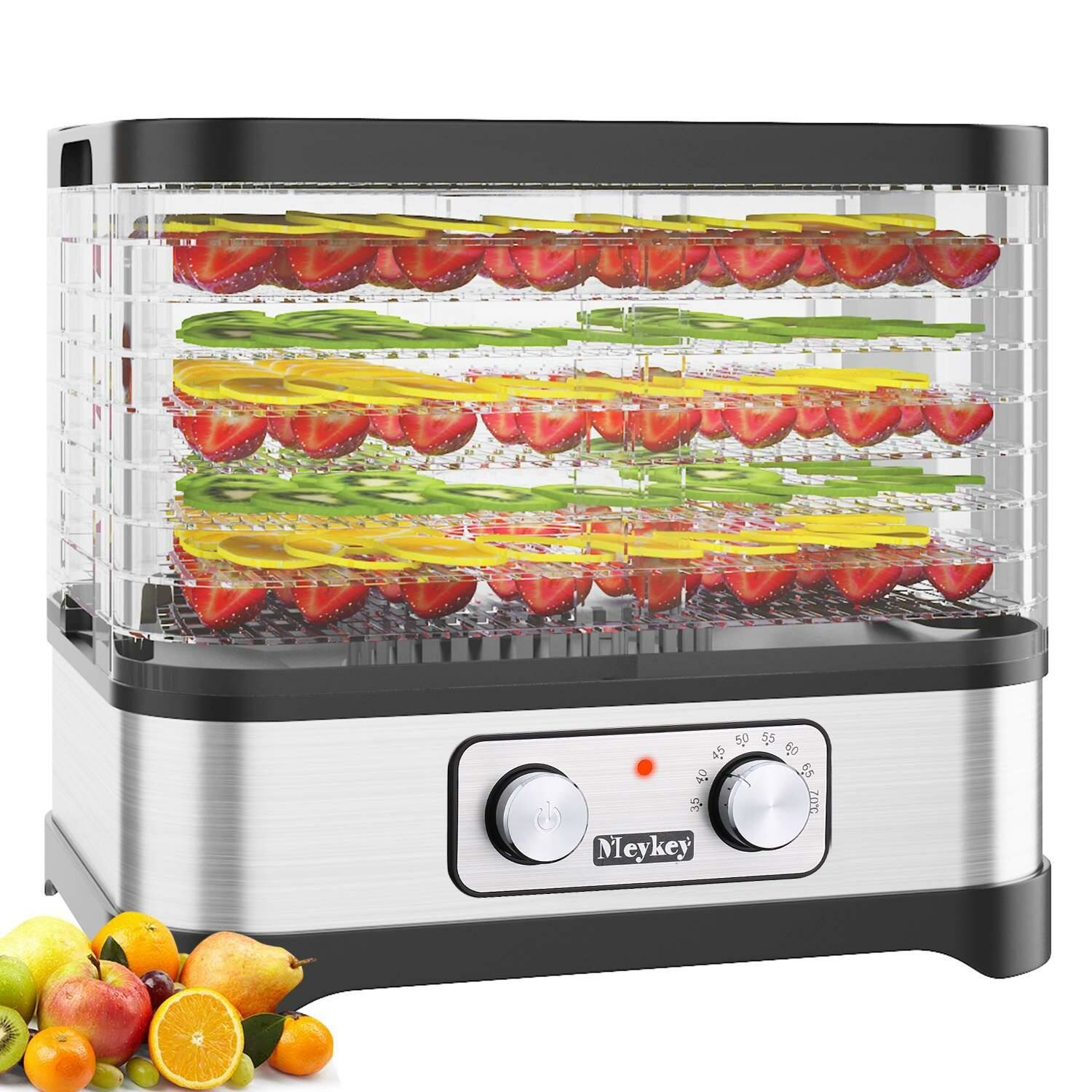 Homdox 8 Tray Stackable Food Dehydrator Wayfair