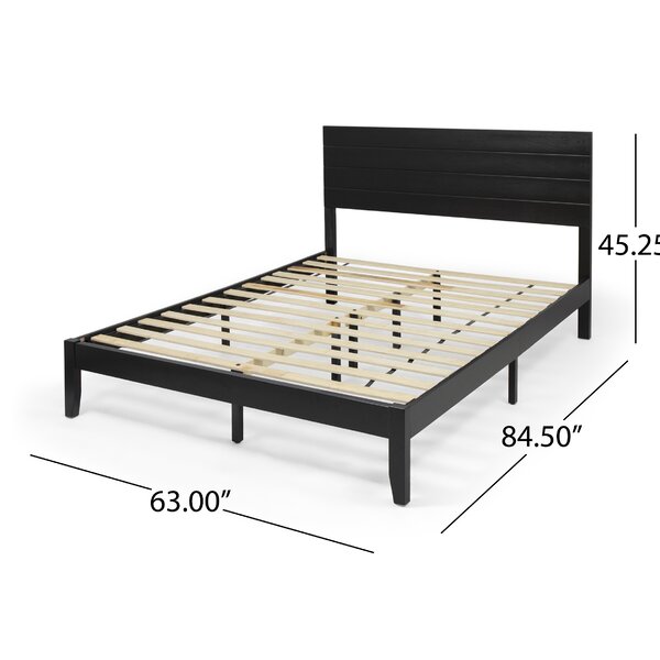 Red Barrel Studio® Damaris Queen Solid Wood Platform Bed & Reviews ...