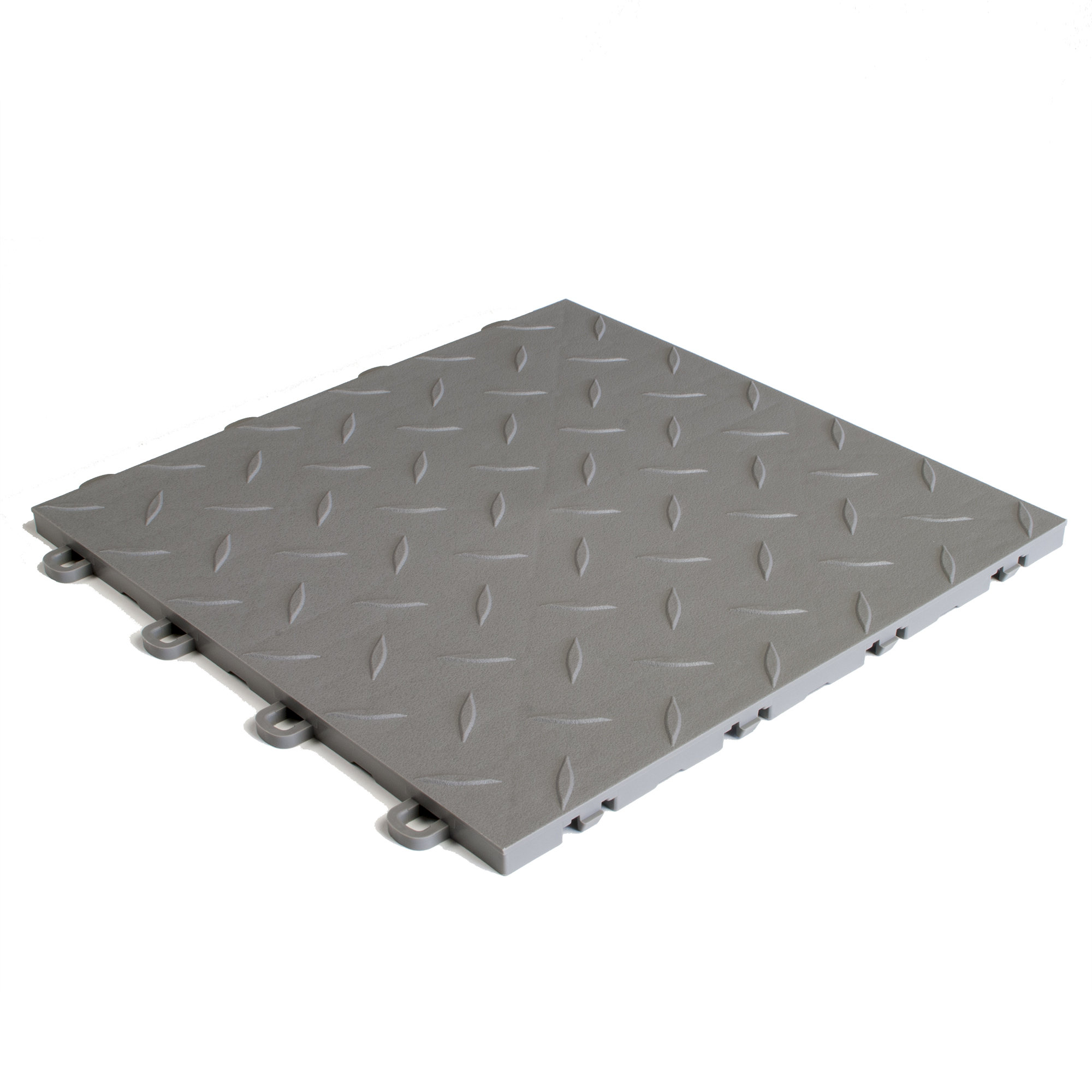 BlockTile 12" x 12"Garage Flooring Tile in Grey & Reviews Wayfair