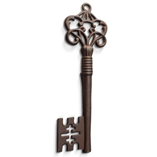 Large cast skeleton key wall hook Rustic shabby chic home decor wall hanging 