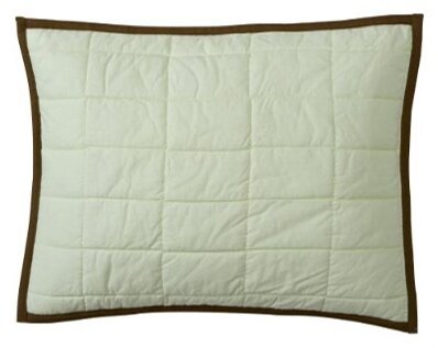 Marnisha Quilted Cotton Boudoir/Breakfast Pillow Harriet Bee Color: Lime and Chocolate