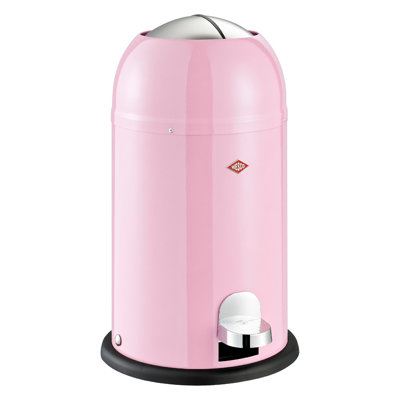 Wesco Kickmaster Junior 35 Gallon Step On Trash Can Color Pink Wesco Kickmaster Junior 35 Gallon Step