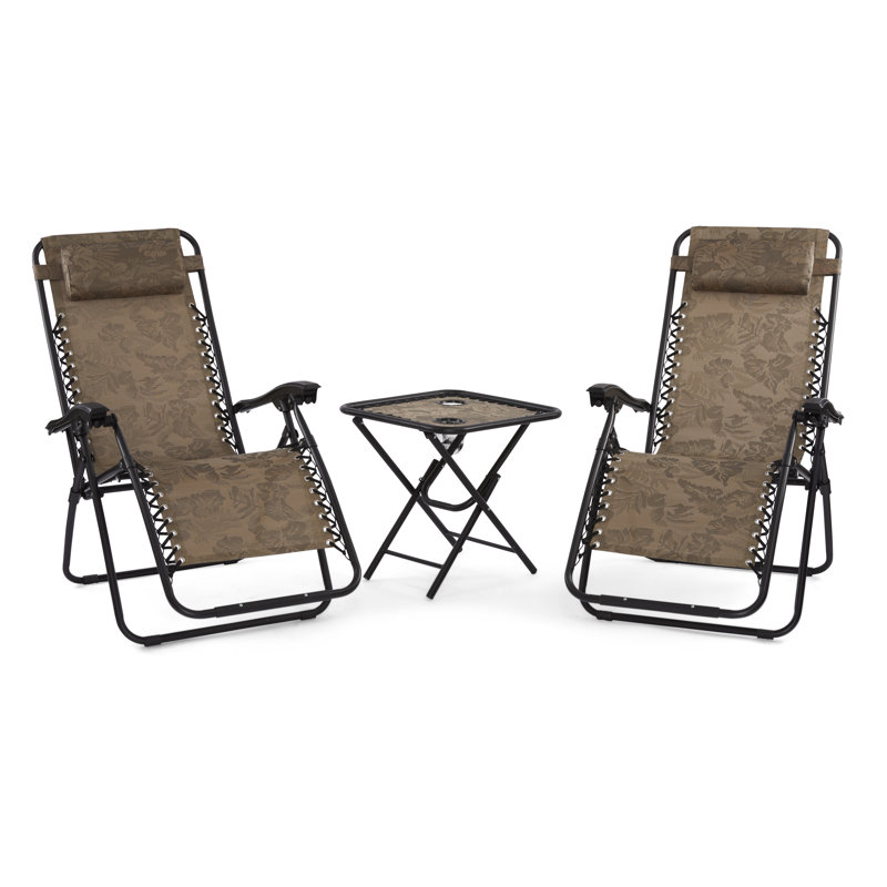 Ebern Designs Su Reclining Folding Zero Gravity Chair with ...