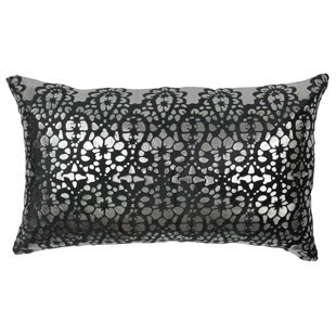 Silver Bling Pillows Wayfair Paisley Scaled Cotton Throw Pillow