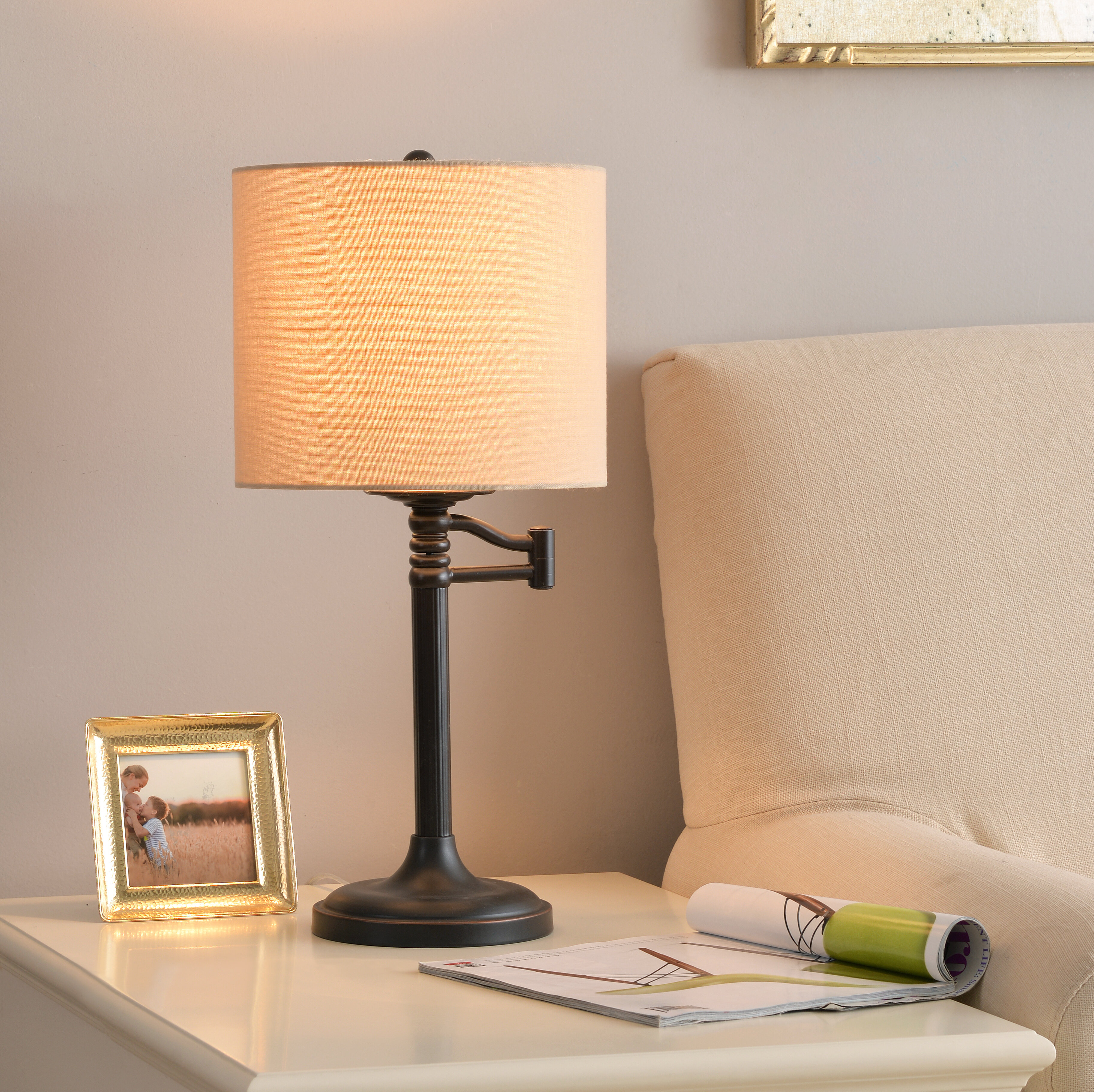 Bedside Gold Shade Table Lamps Youll Love In 2021 Wayfair