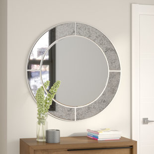 Round Mirrors Over Fireplace Wayfair Round Wall Mirror