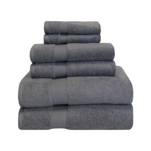Superior Zero Twist 6 Piece Towel Set
