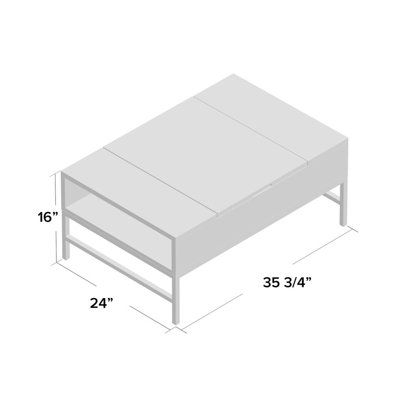 Kassidy Lift Top Coffee Table With Storage Reviews Joss Main