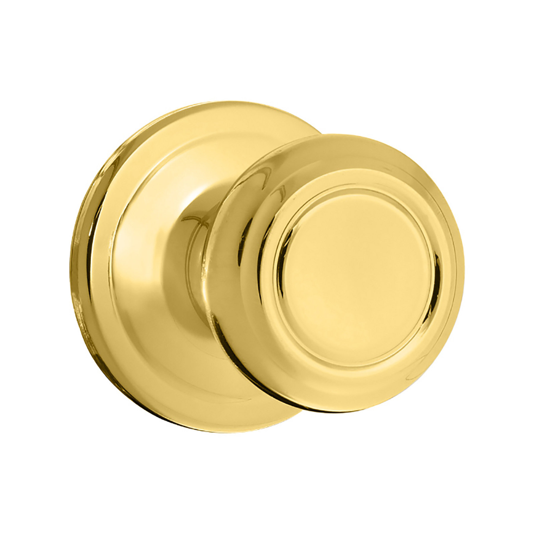 4.Cameron Polish Brass Half-Dummy Knobs 2 pairs French doors