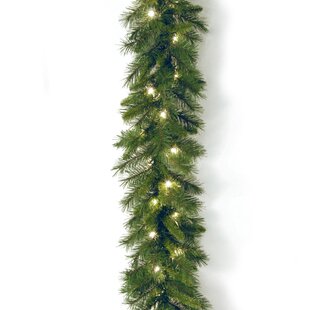 Clear Lights Trim A Home 9 Ft Northern Pre-lit Garland 