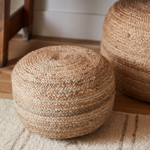 braided foot stool