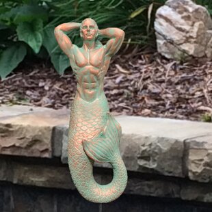 Mermaid Frog Shelf Sitter Figurine 