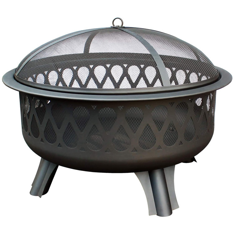 Landmann Magnafire Steel Wood Burning Fire Pit & Reviews | Wayfair