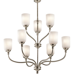 Go to store & view more images Kayleigh 9-Light Shaded Chandelier by Winston Porter