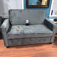 Mercury Row Cabell 54 Square Arm Sofa Bed Reviews Wayfair