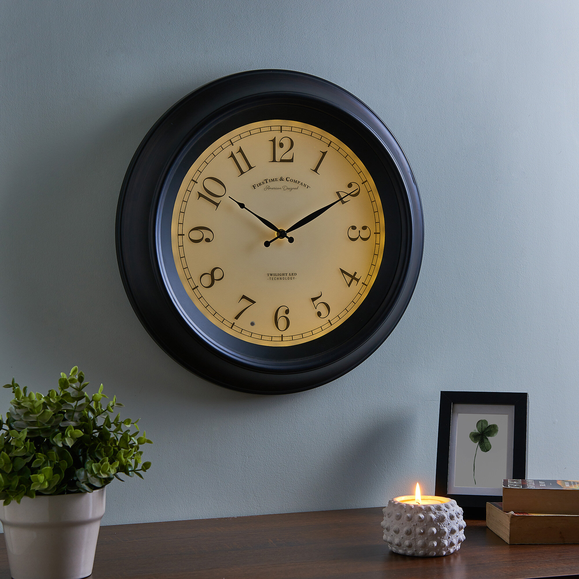 Illuminated Plastic Wall Clocks You'll Love in 2021 | Wayfair