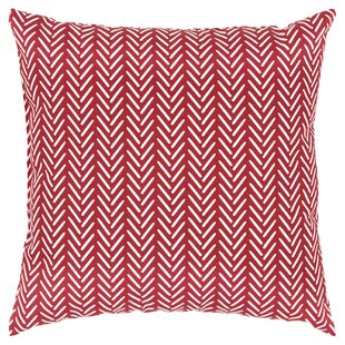 red pattern throw pillows