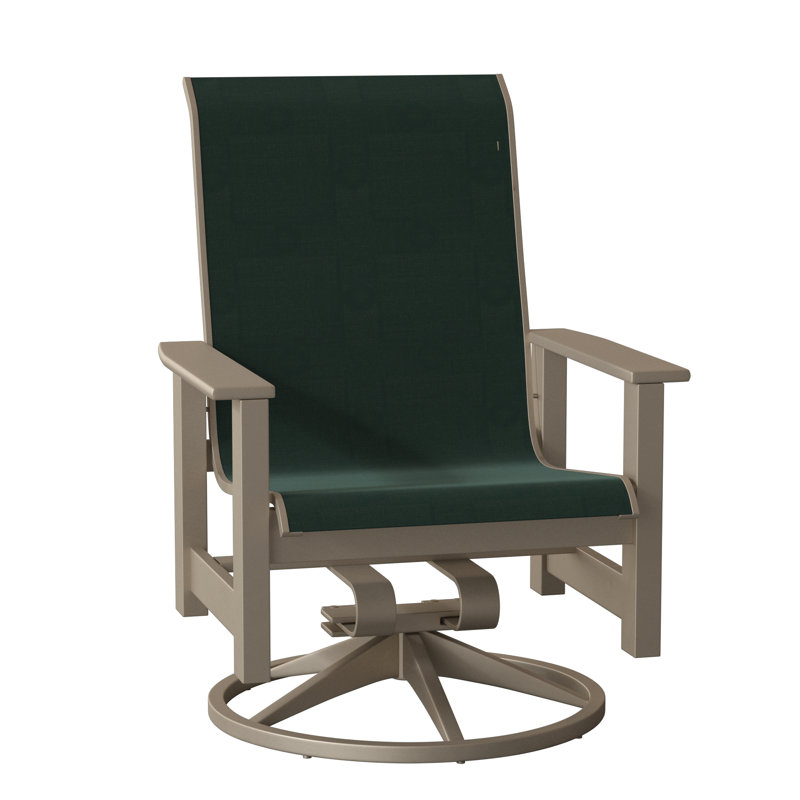 Telescope Casual Leeward Swivel Patio Dining Armchair Perigold