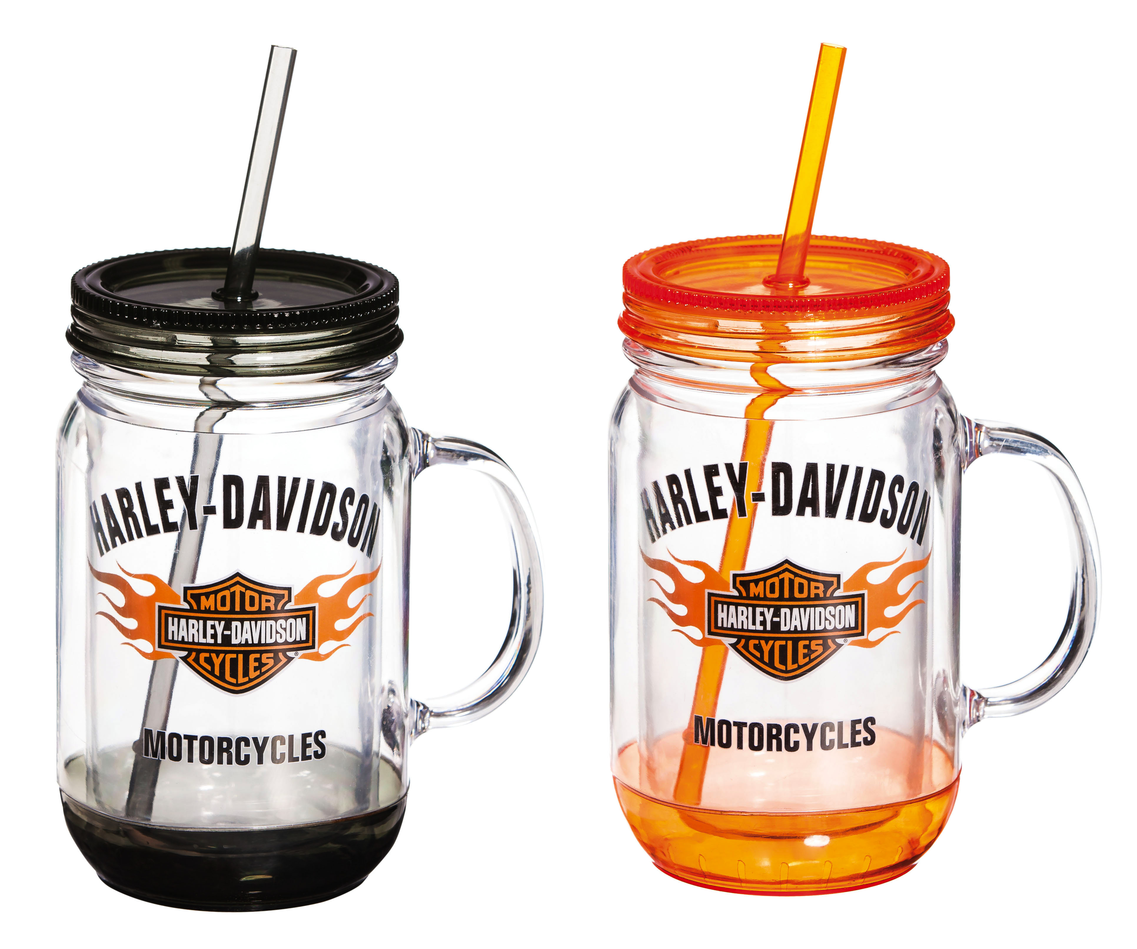 Evergreen Enterprises Inc Harley Davidson 18 oz Plastic Mason