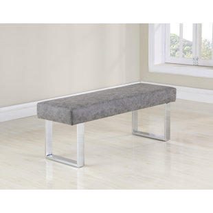 Go to store & view more images Orren Ellis Cassian Faux Leather Bench