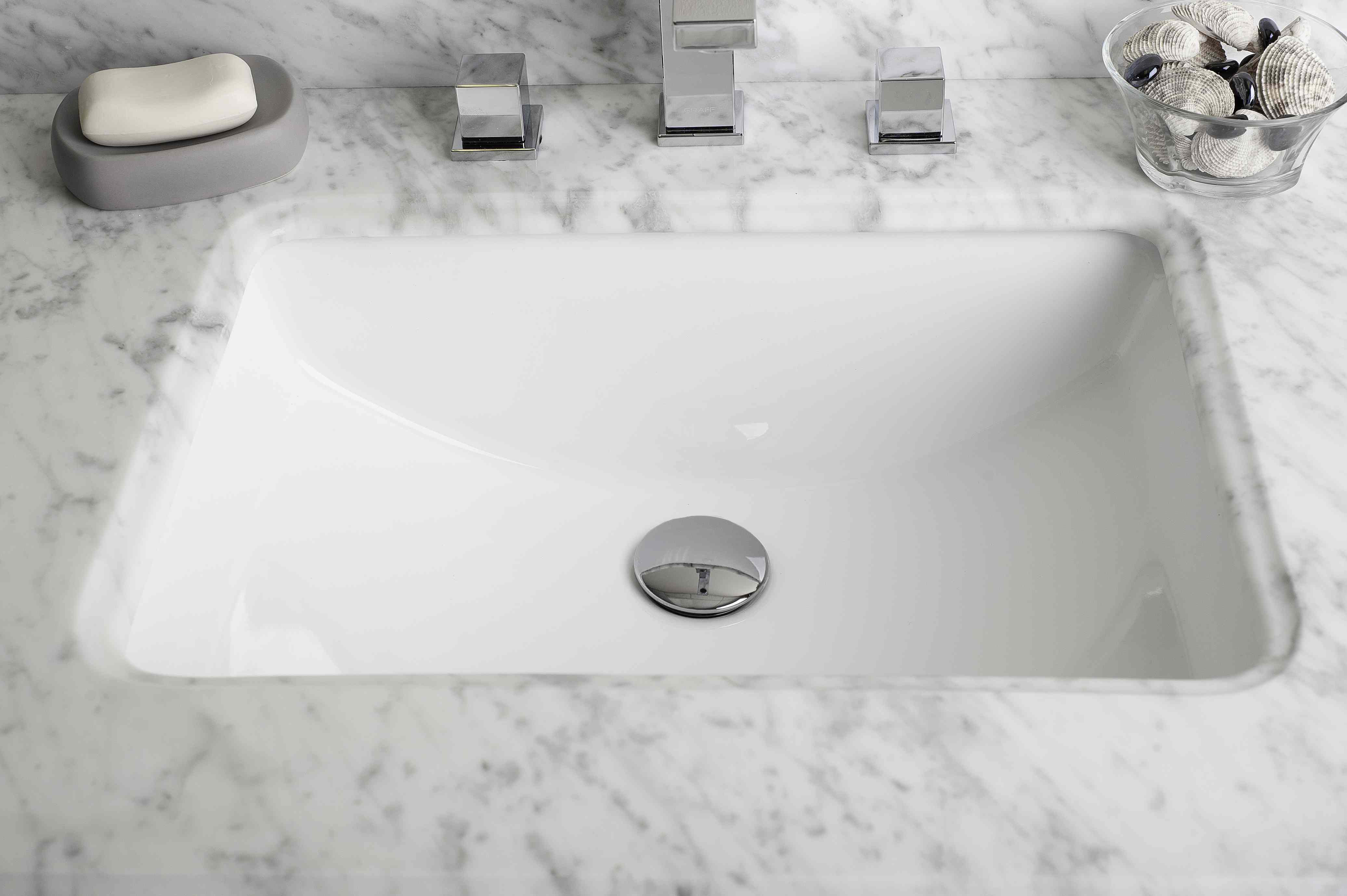 Ceramic Rectangular Undermount Bathroom Sink with Overflow Ceramic Rectangular Undermount Bathroom Sink with Overflow