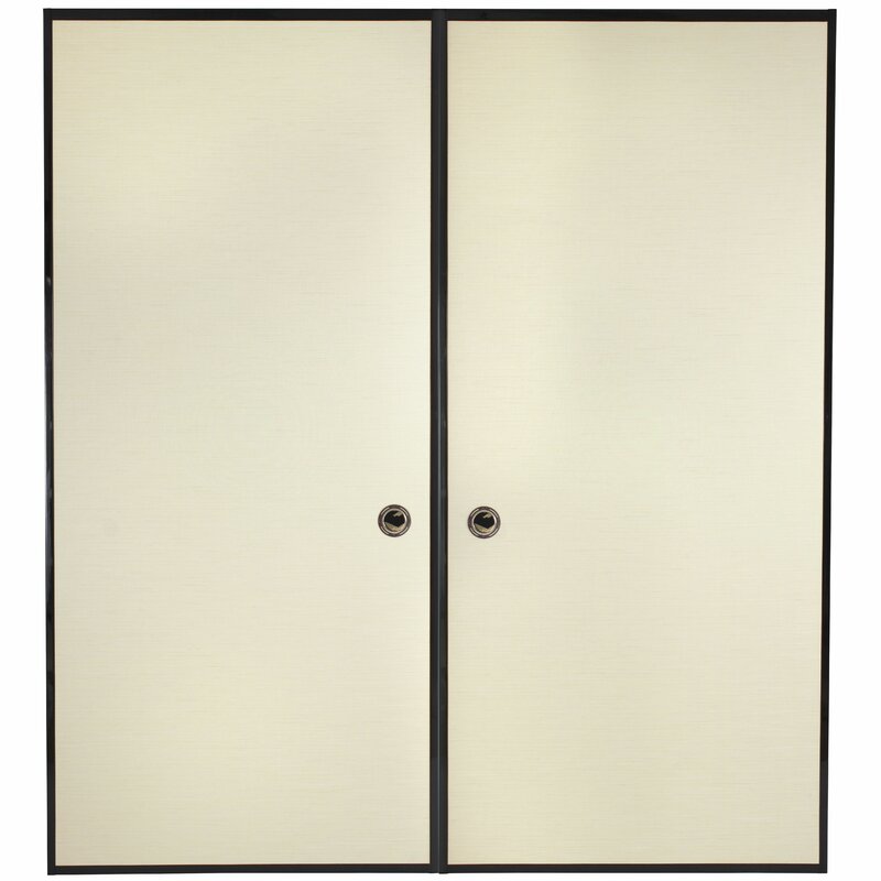 Oriental Furniture Paneled Wood Painted Sliding Closet Doors Wayfair