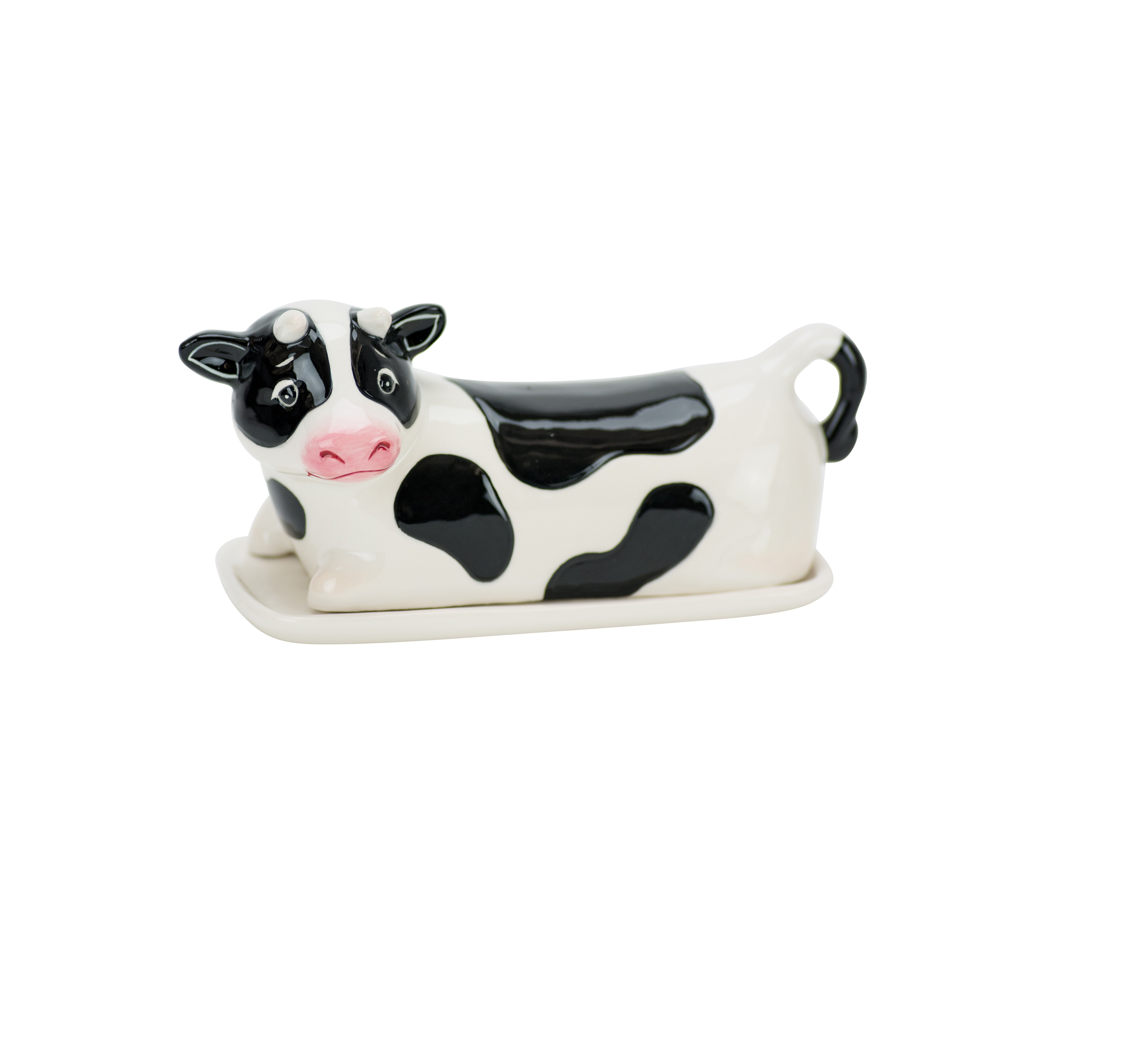 August Grove Partingt Cow Shaped Lidded Er Dish Reviews Wayfair Cow Shaped Lidded Er Dish