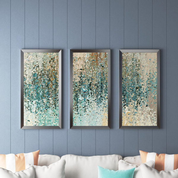 3 Panel Modern Leaf Wall Hanging Canvas Picture Art Print Painting Home Decor
