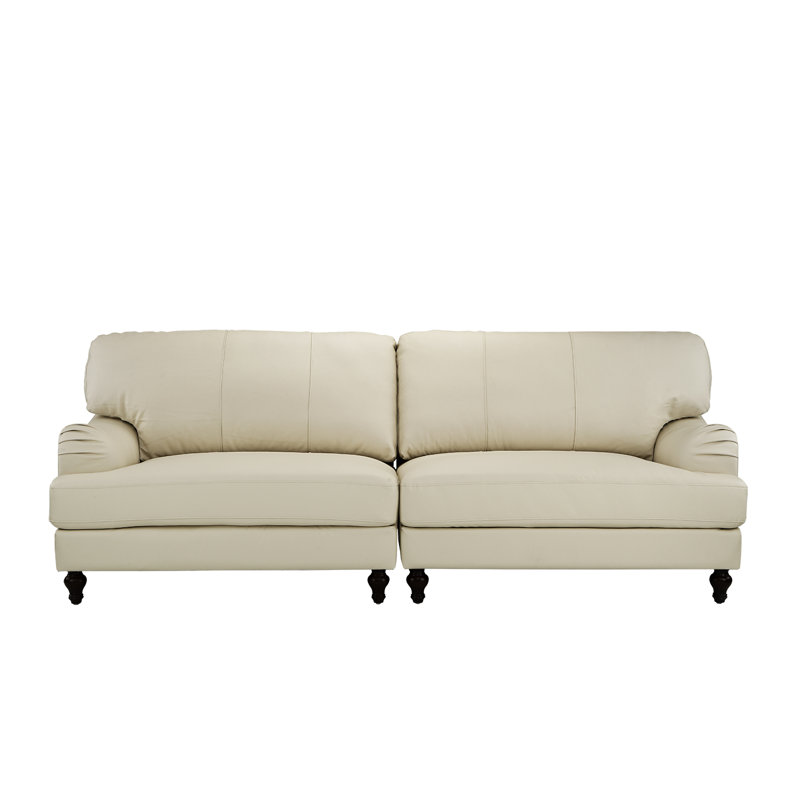 Boell Convertible 2 Piece Leather Sofa