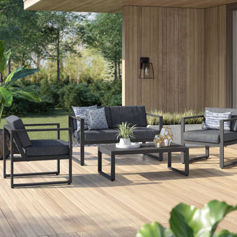 Fleur De Lis Living Carleton 5 Piece Multiple Chairs Seating Group With Cushions Wayfair
