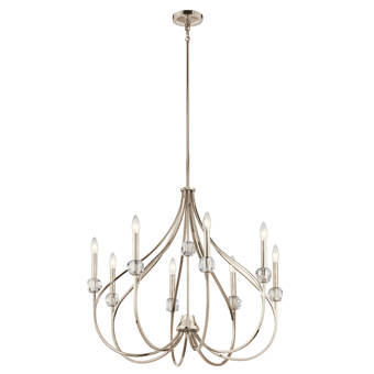 Gracie Oaks Siavash 8 Light Candle Style Empire Chandelier Reviews Wayfair