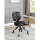 Brown Distressed Office Chair Wayfair