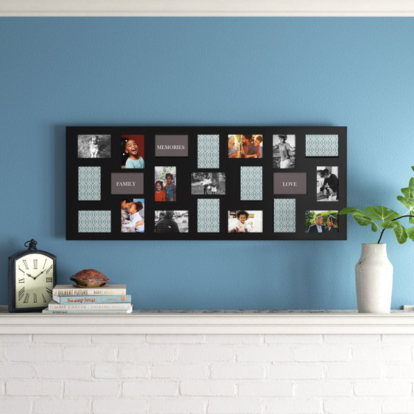 12/18 Multi Photos Picture Frame Collage Memories Wall Mount Hanging Home Decor 