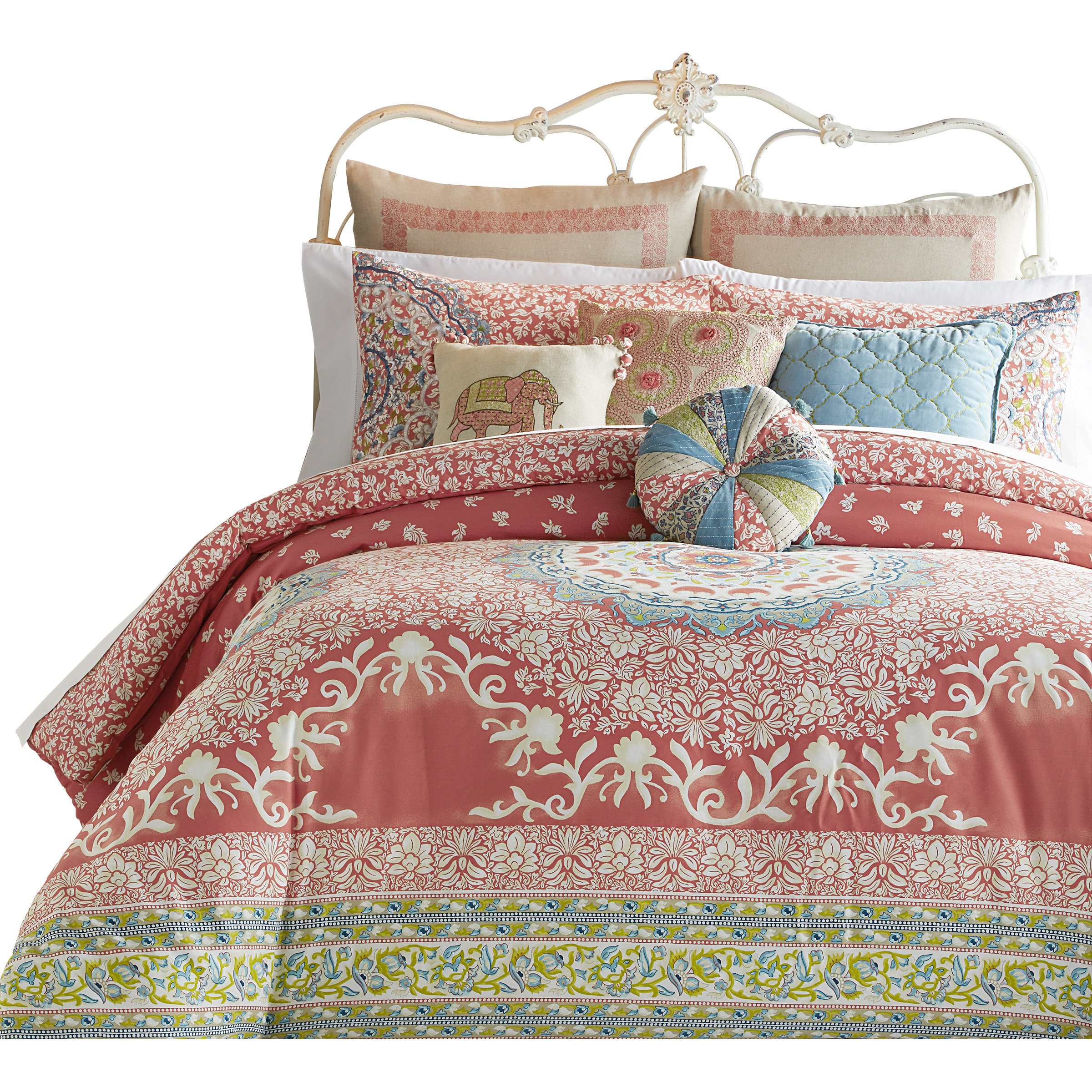 Jessica Simpson Home Amrita Medallion 400 Thread Count 100 Cotton