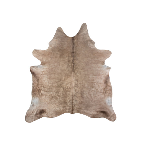 Luxor Living Handgefertigter Teppich aus Kuhfell in Beige ...