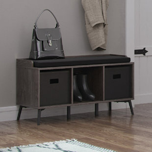 Go to store & view more images Union Rustic Isoline Upholstered Storage Bench