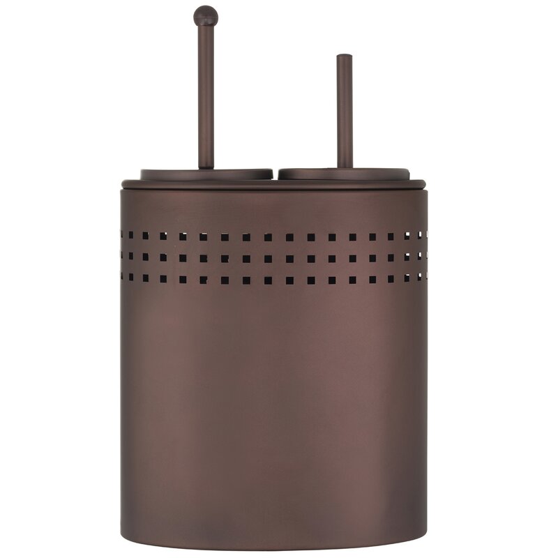 bronze toilet bowl brush holder