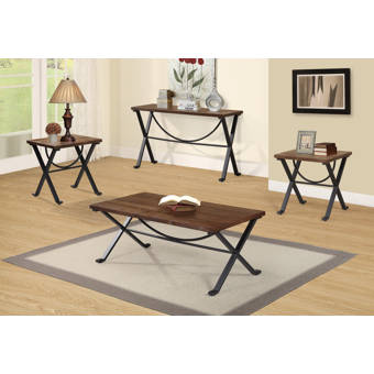 Union Rustic Murrow 3 Piece Coffee Table Set Wayfair
