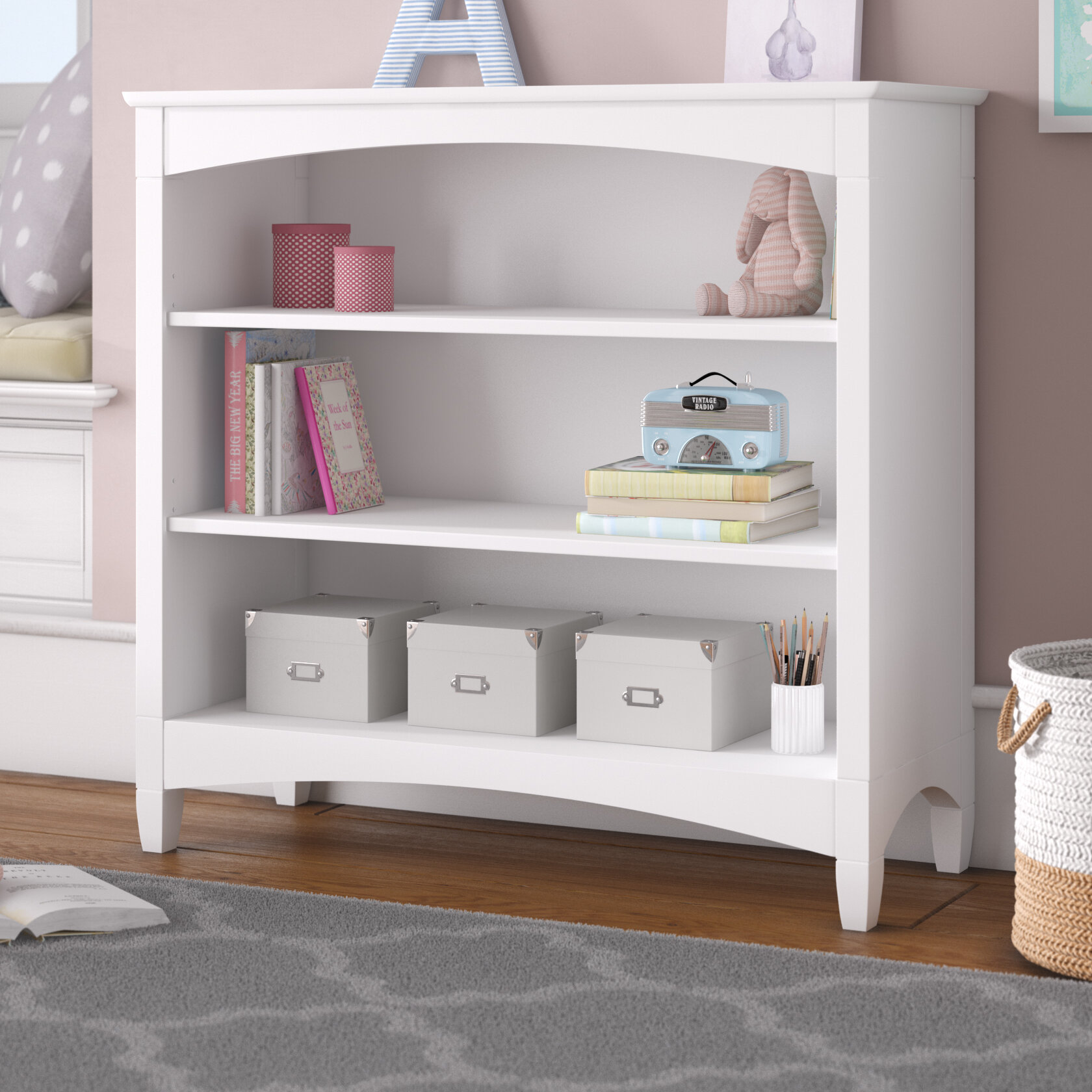 White Baby Kids Bookcases You Ll Love In 2020 Wayfair