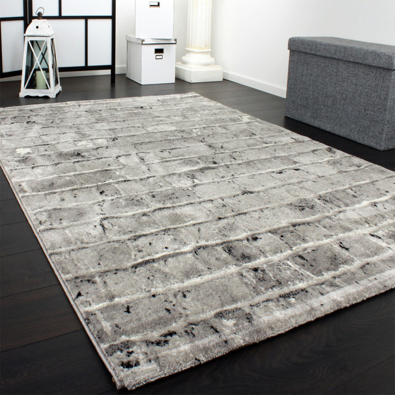 Loftdesigns Teppich Scott In Grau Bewertungen Wayfair De