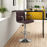 Gianni Swivel Adjustable Height Bar Stool by Zipcode Design™