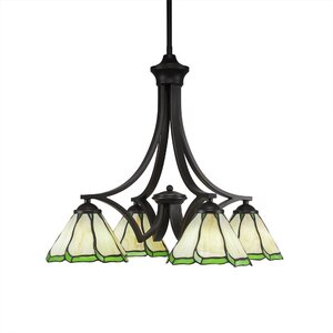 Zilo 4-Light Shaded Chandelier