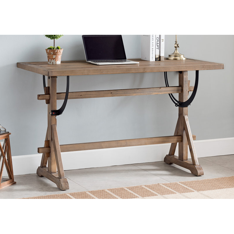 17 Stories Ilya Tilt-Top Standing Desk Height Adjustable ...