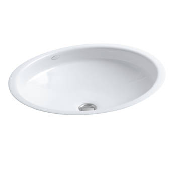 Canvas Metal Oval Undermount Bathroom Sink With Overflow Reviews Allmodern